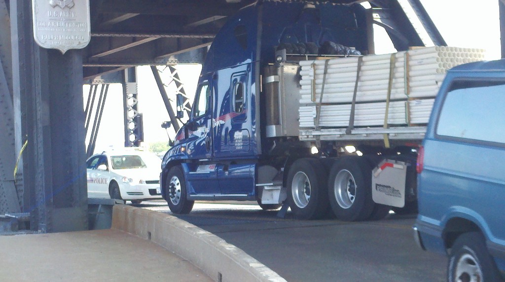 Truck stuck